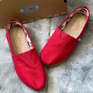 TOMS Classic Red Canvas
